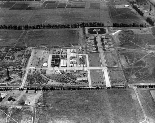 View of an oil company buildings