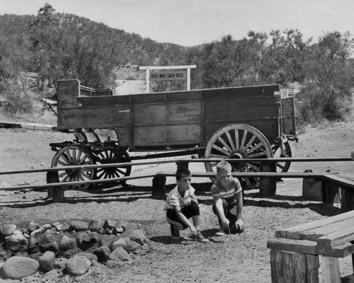 Rangers sandpaint at Stanley Ranch