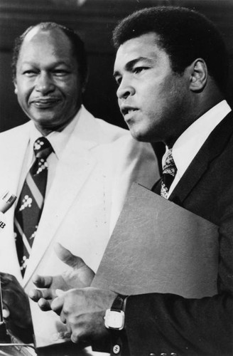 Mayor Tom Bradley and Muhammad Ali