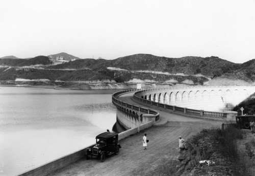 Mulholland Dam and Hollywood Reservoir