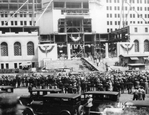 Los Angeles City Hall construction