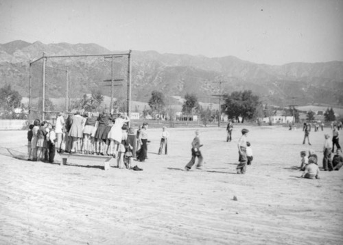 George Washington Elementary baseball game, Burbank