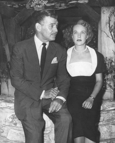 Clark Gable and his bride, Kay Williams Spreckels