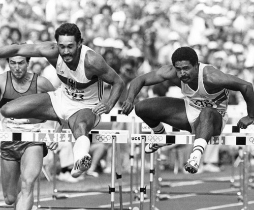 Daley Thompson in action