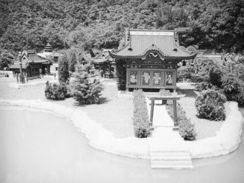 Miniature town, Bernheimer Estate, Pacific Palisades