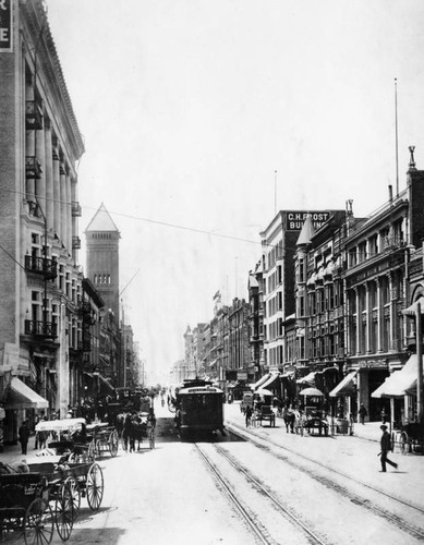 Looking south on Broadway