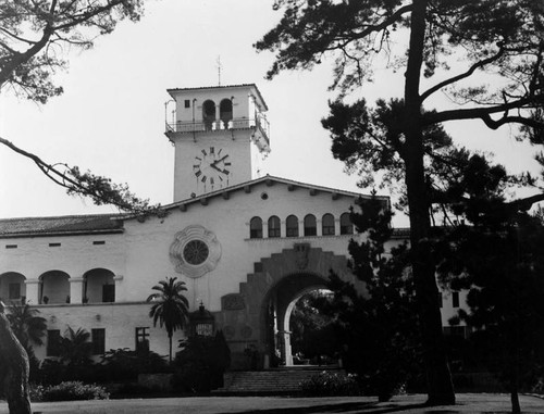 Entrance, Santa Barbara County Courthouse