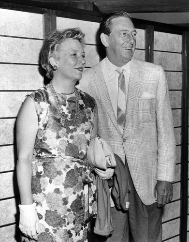 Ray Bolger and wife — Calisphere