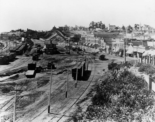 San Pedro waterfront, looking south