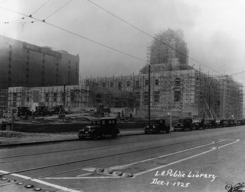 LAPL Central Library construction, view 72