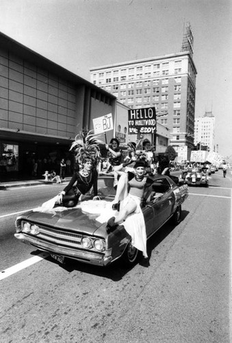 Gay Pride March down Hollywood Boulevard