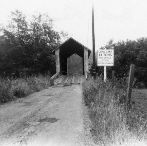 Old wooden bridge