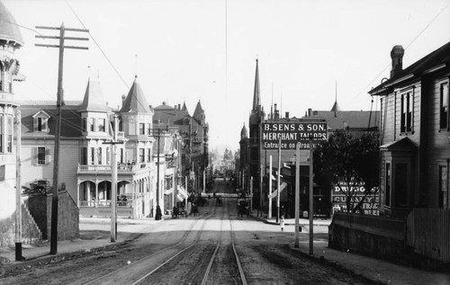 2nd Street, east from Hill