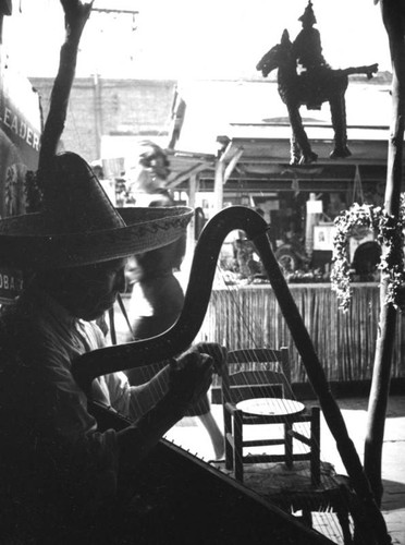 Harpist, Olvera Street