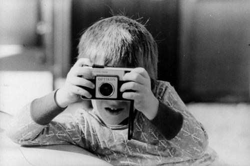 Child with camera