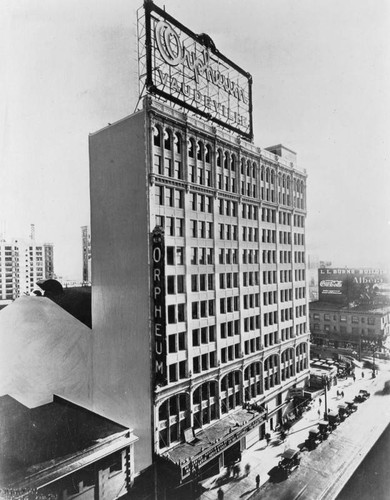 Exterior view of the Orpheum Theater