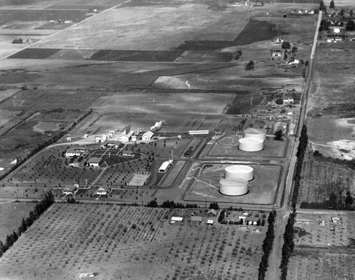 Standard Oil pumping station, aerial