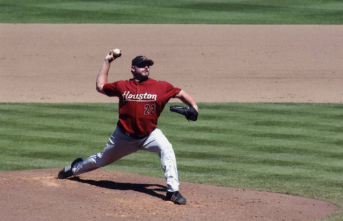 Roger Clemens at Dodgers Stadium