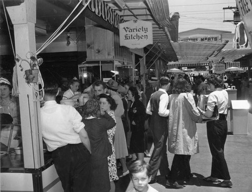 Shoppers at Town and Country Market