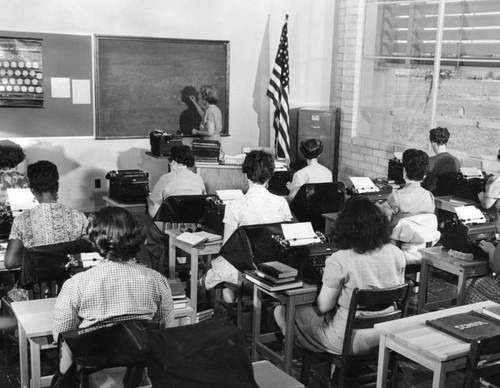 Typing class at the institution