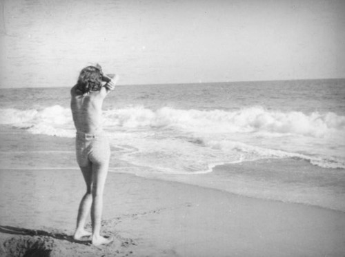 Looking out to sea at Newport Beach