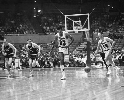 Baylor and West down the court