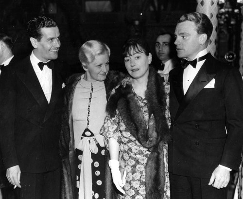 James Cagney and Dorothy Parker at the Cocoanut Grove