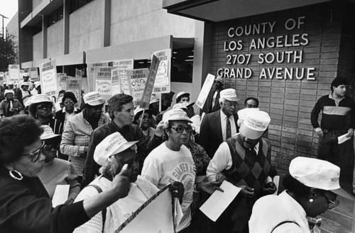 Homecare worker protest