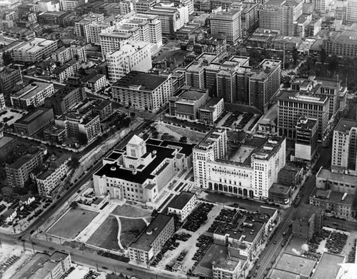 Central Library and surrounding area