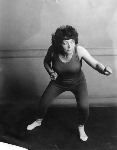 Jeanne La Mar, woman boxer