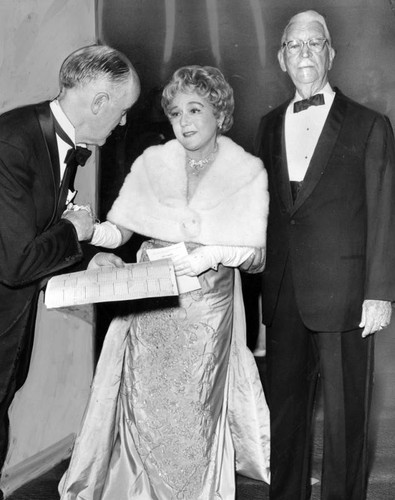 Mary Pickford and USC chancellor Dr. Rufus von Kleinsmid