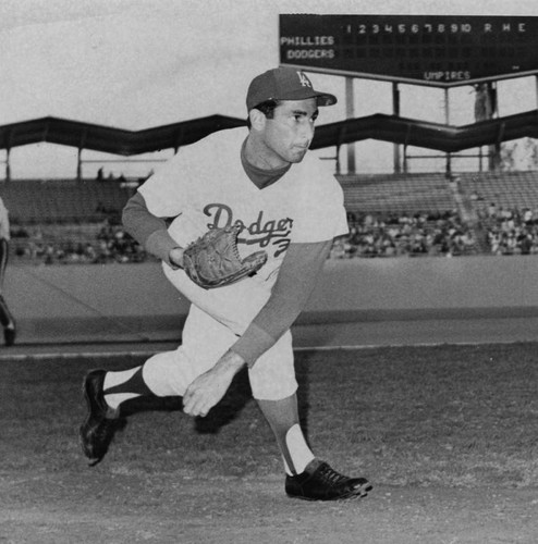 Sandy Koufax before game