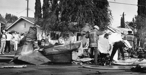 Plane crash in Sepulveda