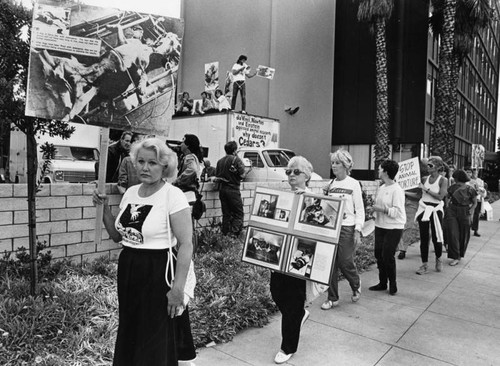 Animal rights demonstration