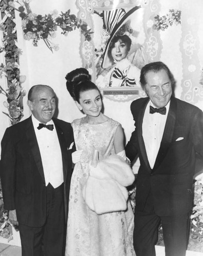 Warner, Hepburn and Harrison, "My Fair Lady" premiere