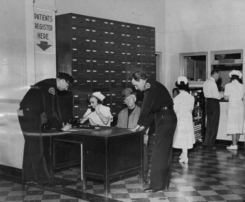 Main lobby of Georgia Street Receiving Hospital