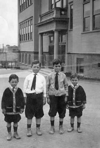 Students at Hoover Street School