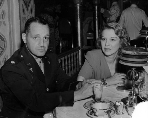 Glenda Farrell and Maj. Henry Ross