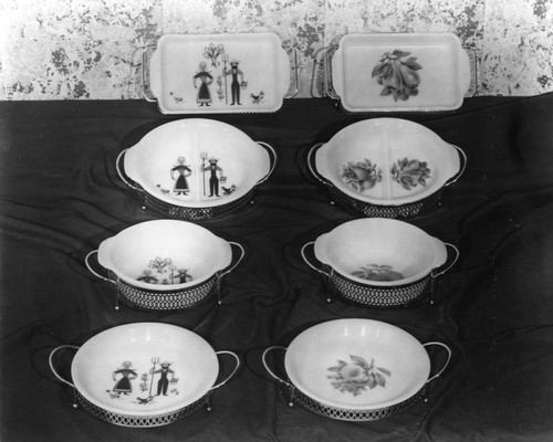 Assorted ceramic tableware