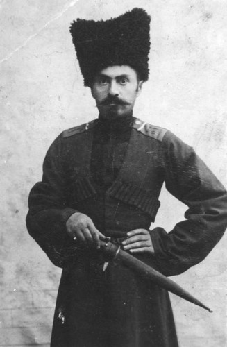 Armenian man with dagger