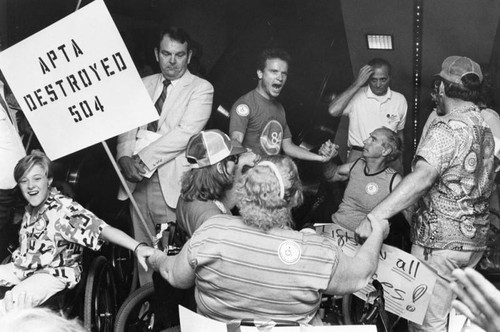 Wheelchair-access demonstrators