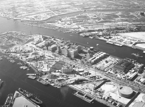 Pier "C", Long Beach Harbor, looking northwest