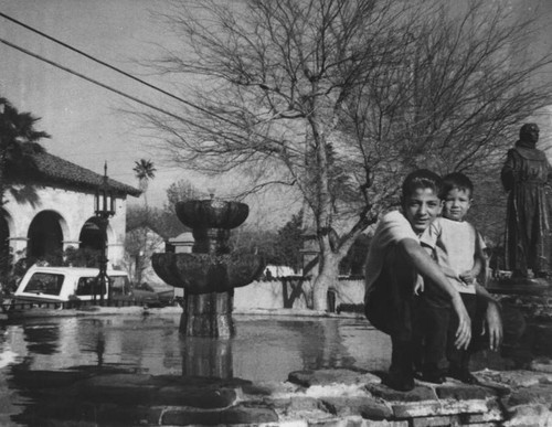 Boys at Mission San Fernando