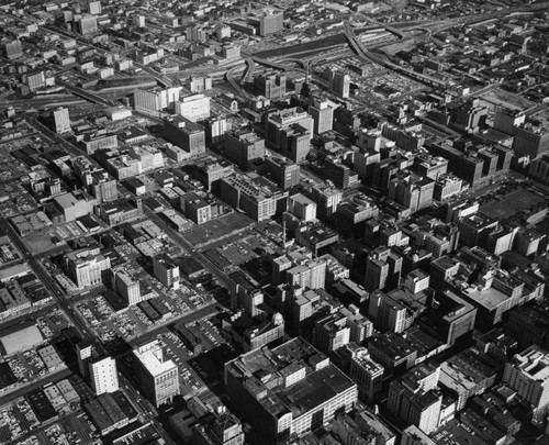 Central City district, Harbor Fwy, Pershing Square