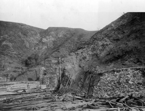 Pilgrimage Theatre in ruins