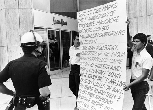 Protest in Beverly Hills