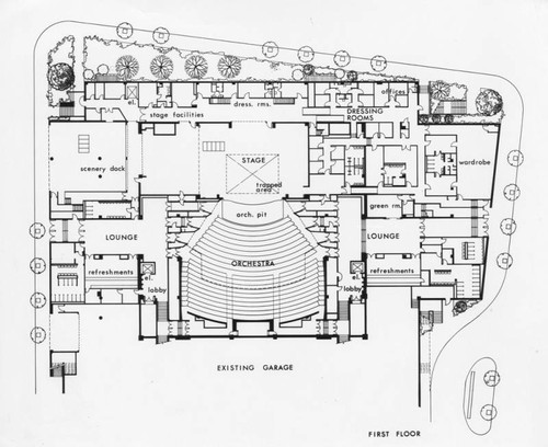 Ahmanson Theatre plan