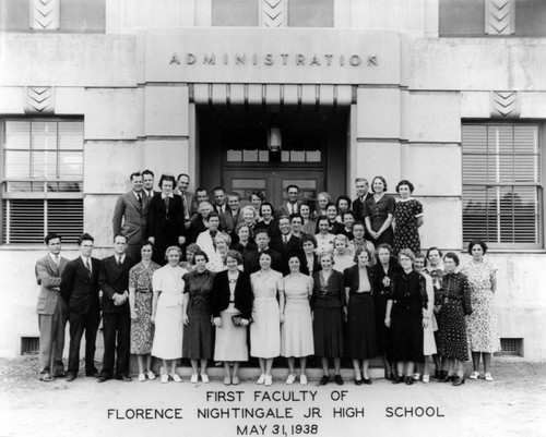 Nightingale Junior High School faculty