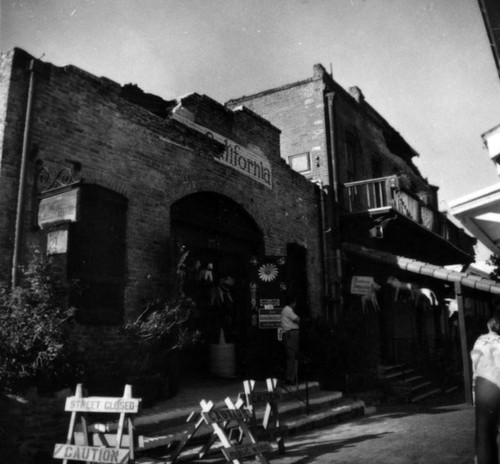 Olvera Street damage