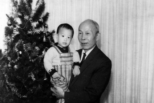 Chung Sung Lee and his grandson